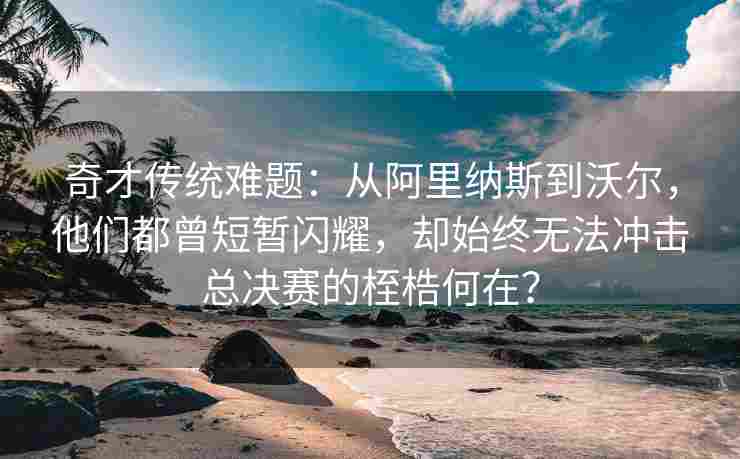 奇才传统难题:从阿里纳斯到沃尔,他们都曾短暂闪耀,却始终无法冲击总决赛的桎梏何在?