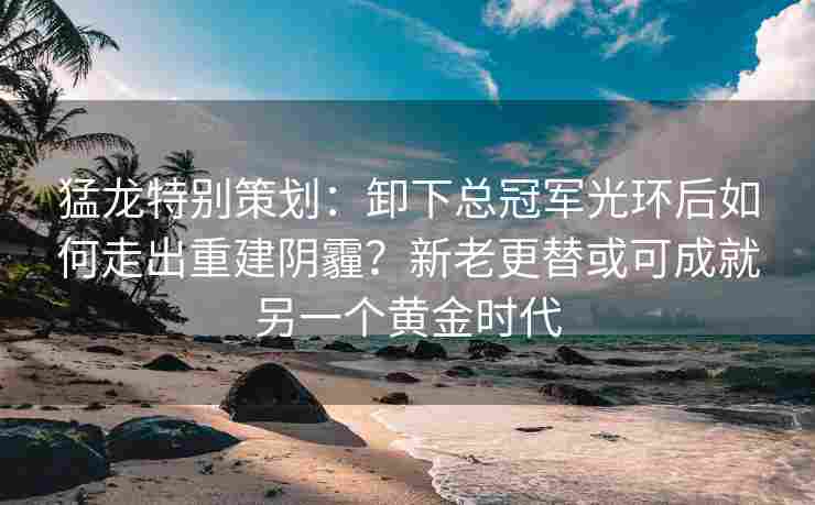 猛龙特别策划:卸下总冠军光环后如何走出重建阴霾?新老更替或可成就另一个黄金时代